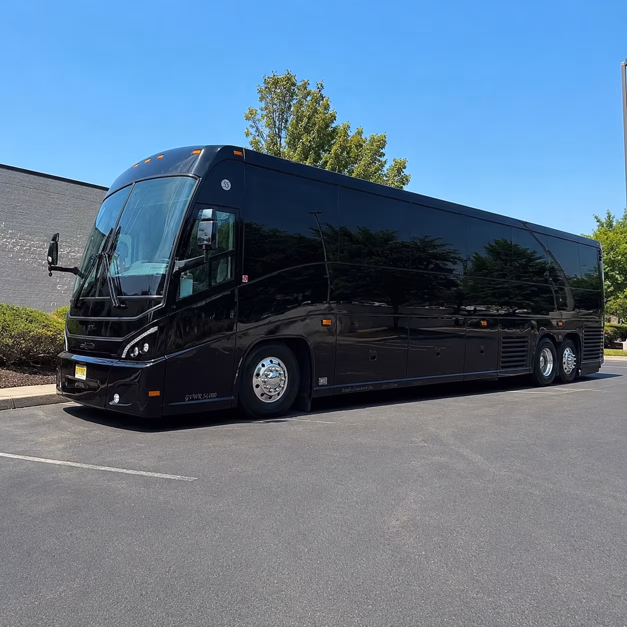 Detroit Airport Shuttle & Transportation party bus exterior