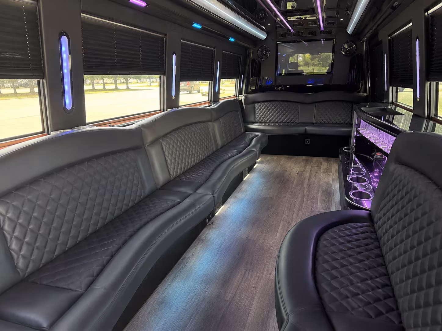 Detroit Bachelor & Bachelorette Transportation onboard seating