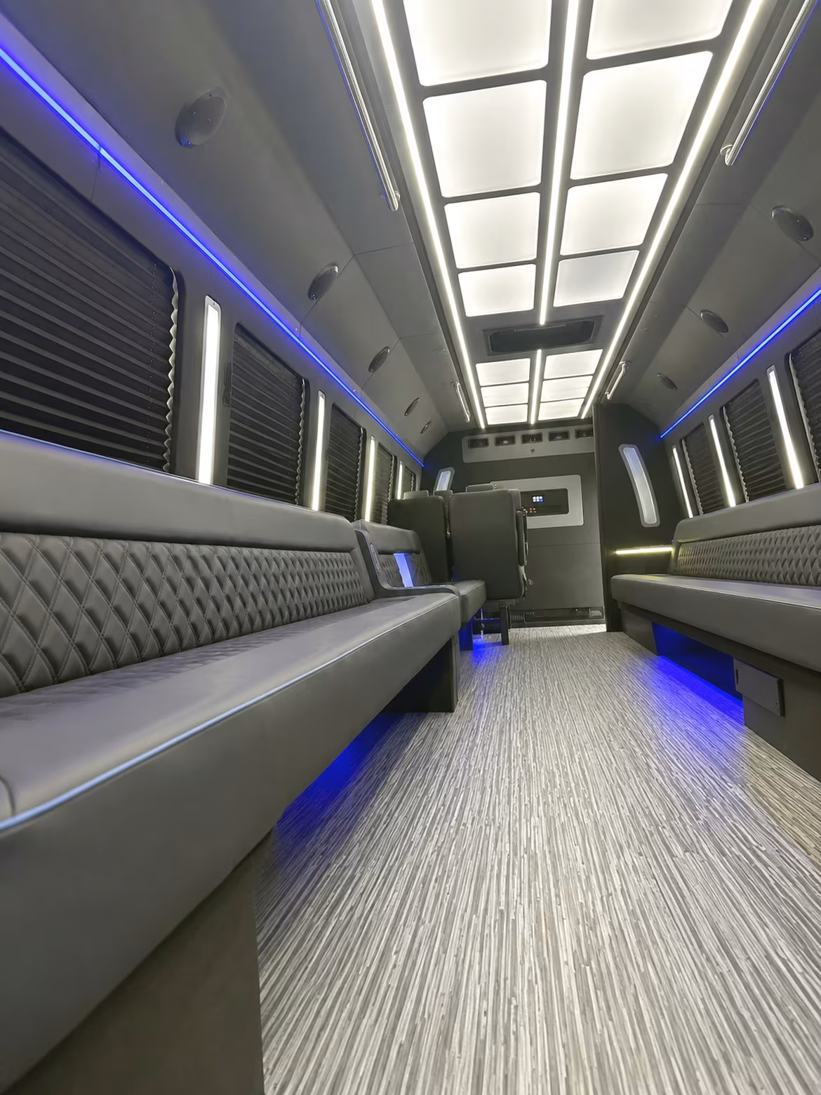 Detroit Bachelor & Bachelorette Transportation party bus interior