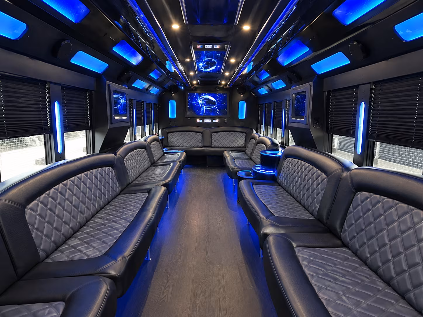 Detroit Birthday, Sweet 16, & Quinceañera Transportation party bus exterior