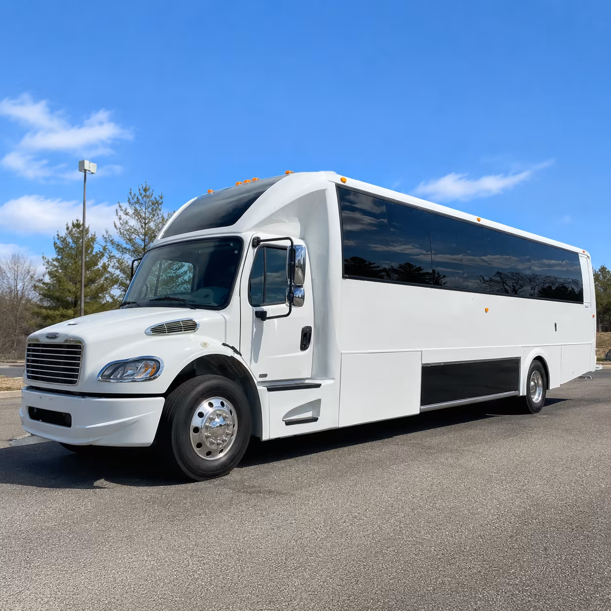 Detroit Concert & Music Festival Transportation party bus exterior
