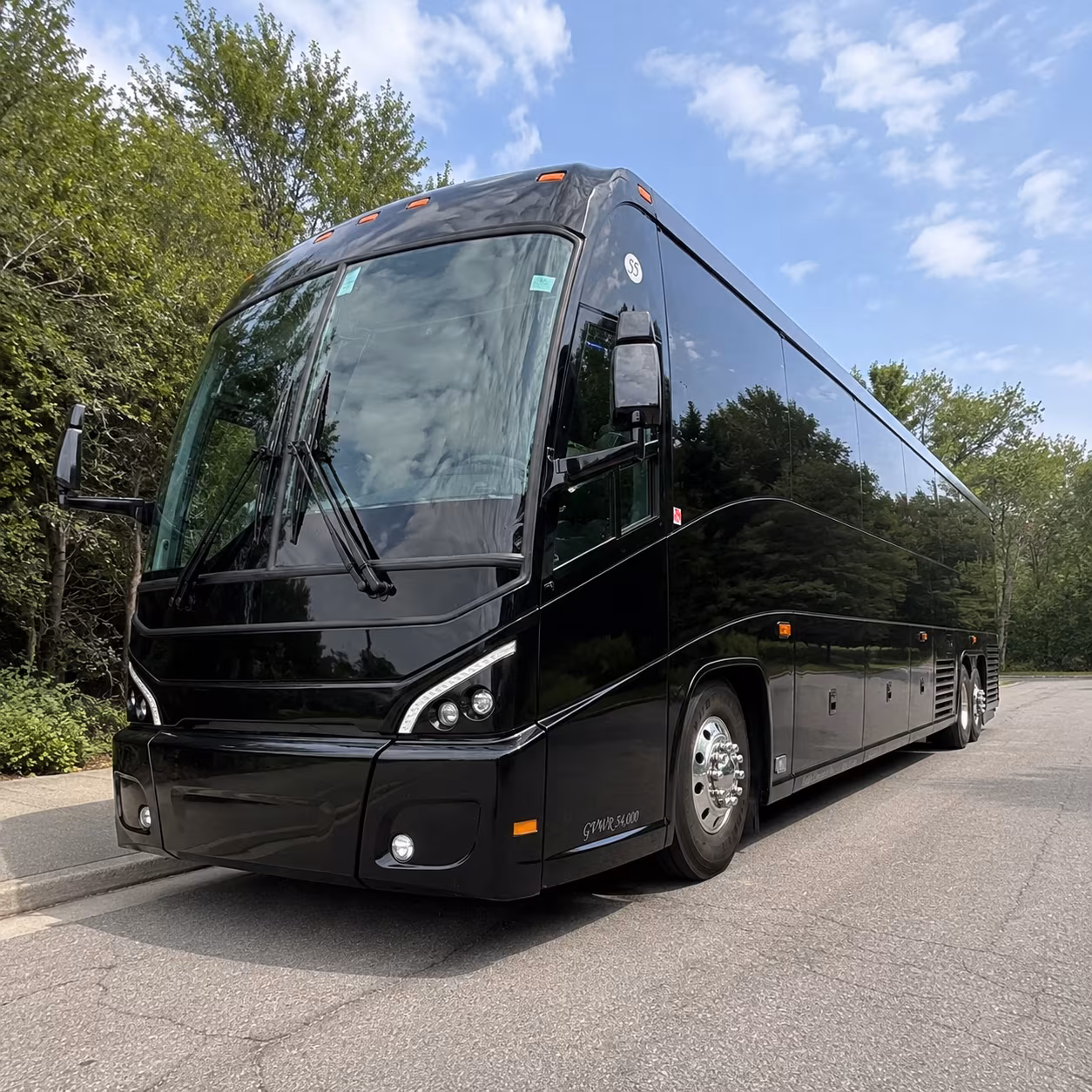 Detroit Corporate Transportation party bus exterior
