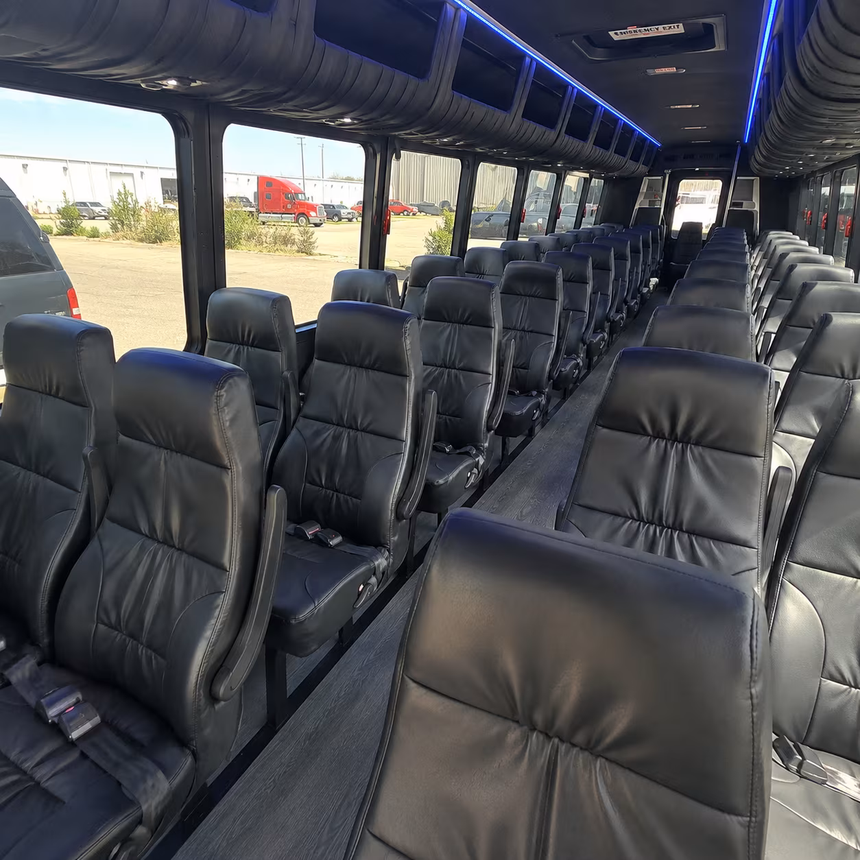 Detroit Corporate Transportation party bus exterior