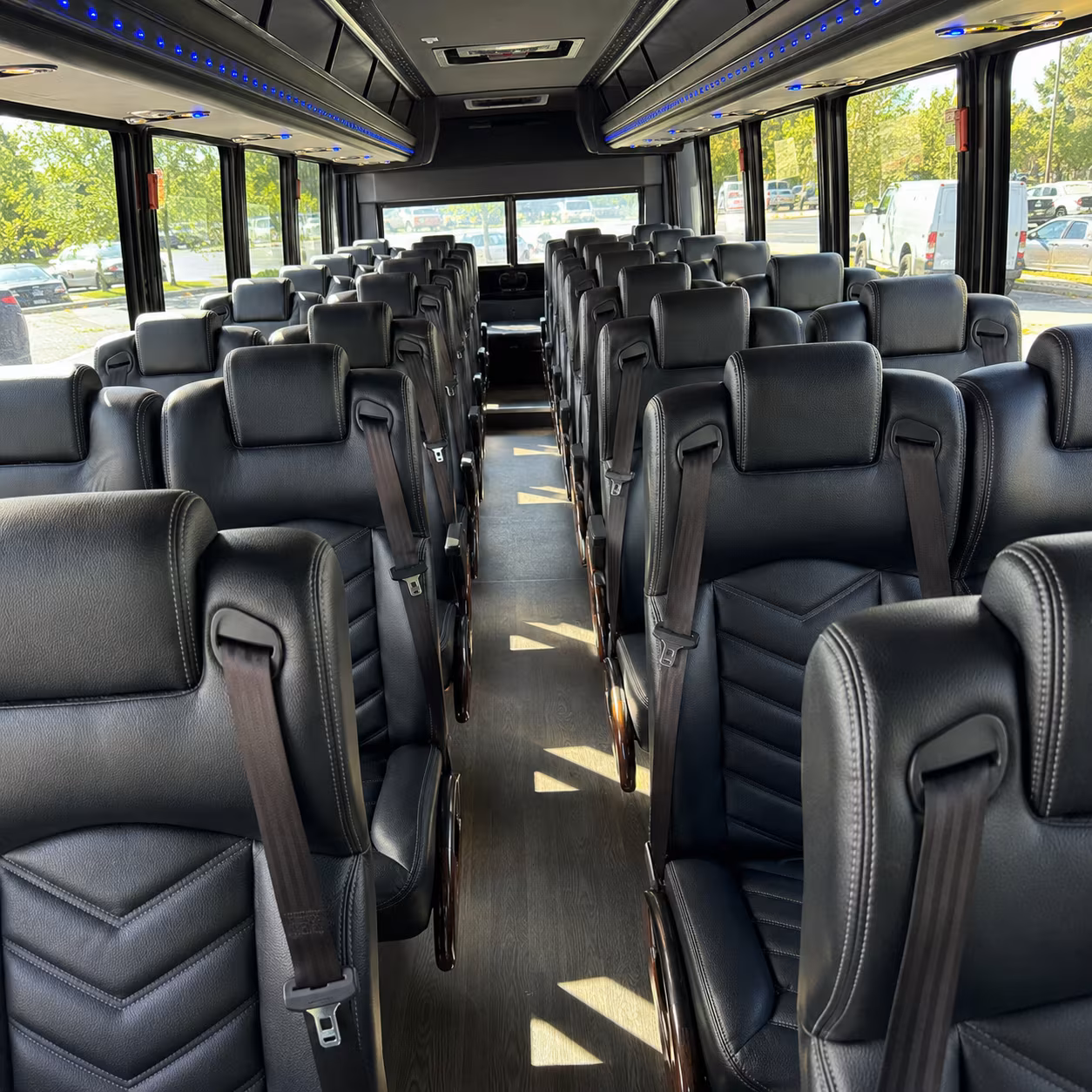 Detroit Corporate Transportation party bus exterior