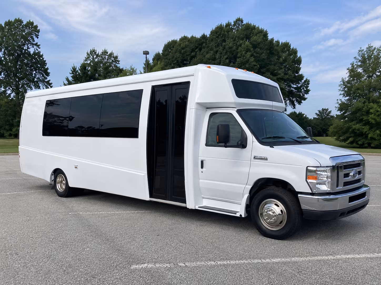 Detroit Prom & Homecoming Transportation party bus exterior