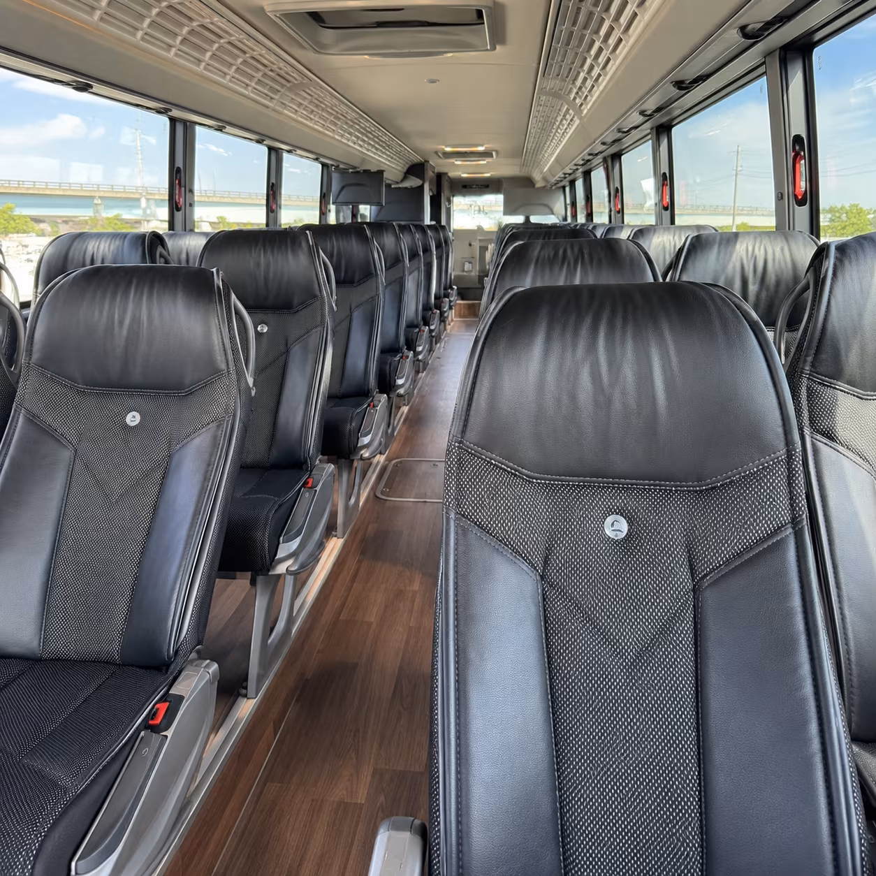 Detroit School Event Transportation party bus exterior