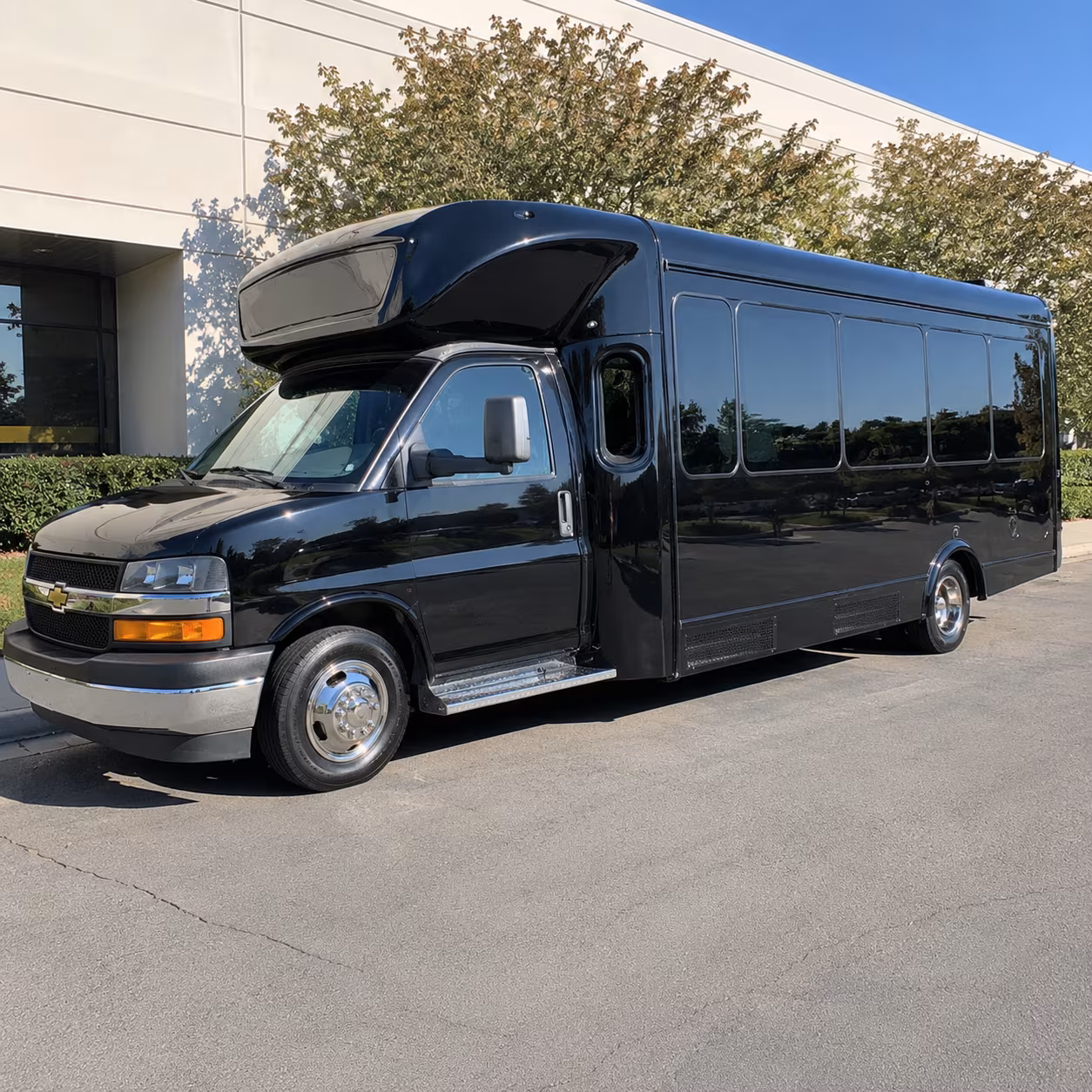 Detroit Sporting Event Transportation party bus exterior